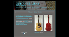 Desktop Screenshot of guitar-classics.co.uk