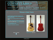 Tablet Screenshot of guitar-classics.co.uk